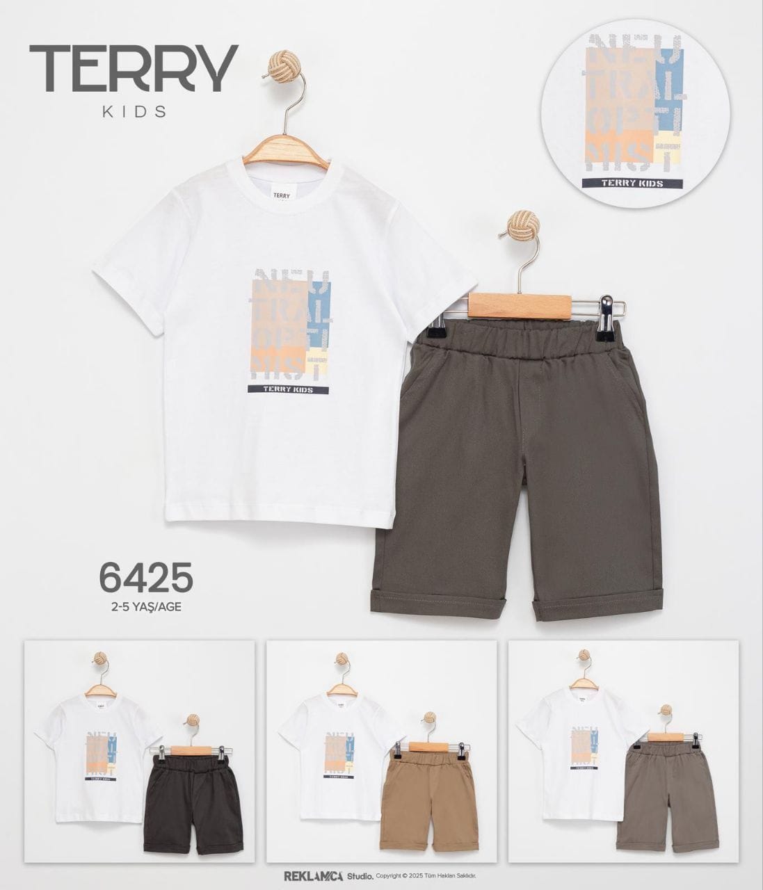 Terry Kids ŞORTLU TAKIMLAR